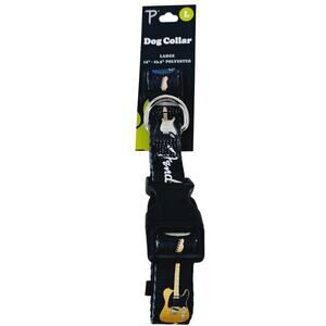 NEW FENDER GUITARS Dog Collar Size LARGE 15"-23.5" Polyester Perris Pet